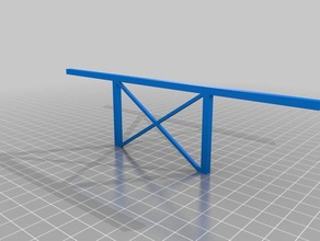 railing 4d buildings & structures 3d print model - Mito3D