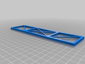 truss linken oberen Laufsteg Gebäude & Strukturen 3d print model - Mito3D