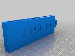 my customized golf tee carrier joaquin sport & outdoors 3d print model - Mito3D