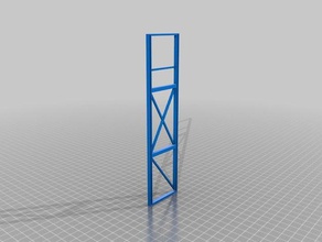 truss oben öffnen Gebäude & Strukturen 3d print model - Mito3D