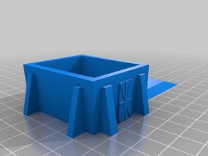 deserto annesso 1 tetto fisso La stampa 3d 3d print model - Mito3D