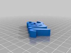 cookie friands de porte-clés personnalisé 3d print model - Mito3D