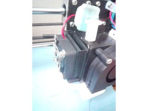 anet a8 filamento fã titular de fácil acesso Impressora 3d acessórios 40mm atualização extrusora montagem ventilador mudança 3d print model - Mito3D