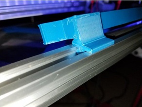remixed mount led strip 3d printer parts holder 3d print model - Mito3D