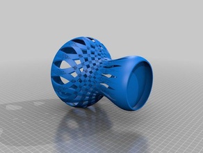 pen holder vase containers first try fusion360 spiral 3d print model - Mito3D