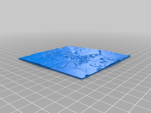 rhys litho 2d art customized 3D print model - Mito3D