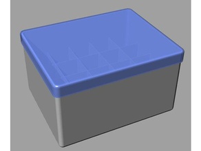 28ml universal mccartney vials box holds 20 laboratory science 3d print model - Mito3D