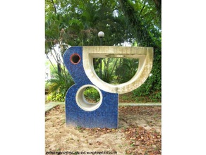 pelican Bahçesi binalar ve yapılar model nostalji oyun alanı Singapur 3d print model - Mito3D