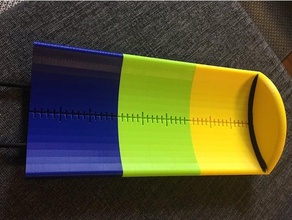 tomba - misura definitiva del consiglio hobby pesce pesca in kayak kalastus di lunghezza misurare misuratore persico sander 3d print model - Mito3D