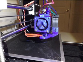 40mm overwatch fan shroud fits anet a8 3d printer parts 3d print model - Mito3D