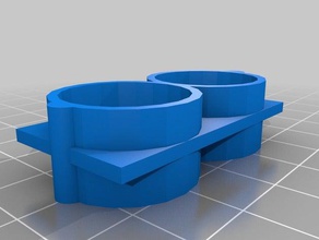 1 2-in polypropylene end cap tie outdoor & garden 3d print model - Mito3D