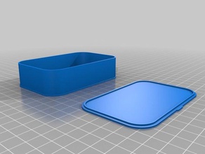 my customized case rectangular - altoids containers 3d print model - Mito3D