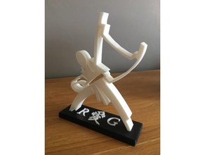judo totem düğün heykeller 3d print model - Mito3D
