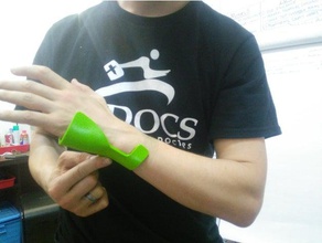 pulso cinta drmateus campo pronto ir docs de cuidados saúde dispositivos médicos wristbrace 3d print model - Mito3D