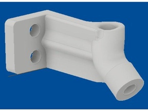 bracket ptfe filament guide 3d printer accessories 2020 holder tarantula tevo 3d print model - Mito3D