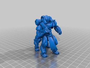 orisa modello di robot figura overwatch il serbatoio 3d print model - Mito3D