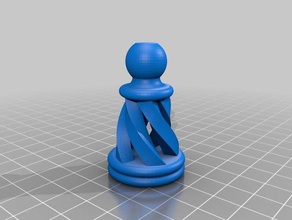 spirale set di scacchi magnete in camera 3d print model - Mito3D