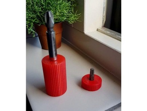 bit holders magnetic & small one hand tools holder screw screwdriver 3d print model - Mito3D