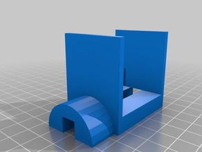 kimball cubical cable holder office customized 3d print model - Mito3D