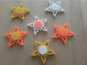 sun spinner remix mechanical toys 3d print model - Mito3D