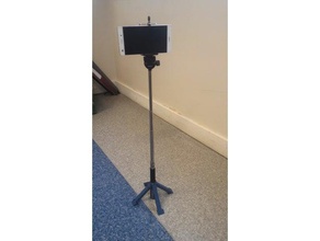 selfie tripod tripode para sopa 3d baskı 360 kamera 3d print model - Mito3D