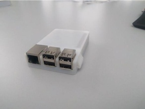 raspberrypi 2b slim case - no screws electronics 3d print model - Mito3D