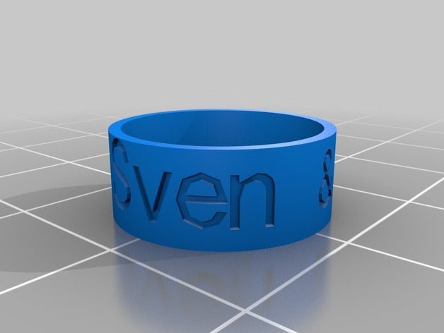 sven los anillos personalizado 3D print model - Mito3D