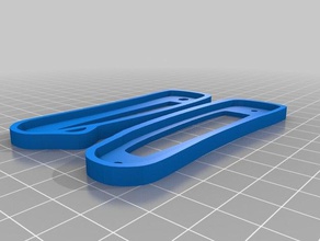 leather key organizer keychains 3d print model - Mito3D