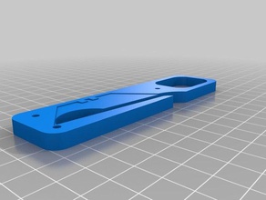 hook knife wip now v2 hand tools strap utility blade 3d print model - Mito3D