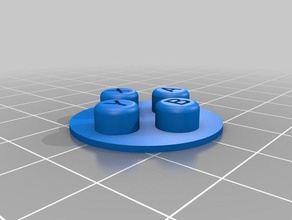 pigrrl 2 labeled action buttons video games 3d print model - Mito3D