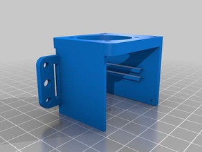 cr-10 compact hot end block 30mm 3d printing creality e3d v6 3d print model - Mito3D
