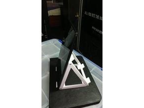 tri-angle tablet stand 3d print model - Mito3D