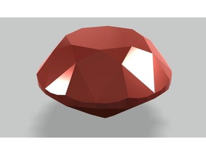 Diamant ideal brilliant aktualisiert 2019 Schmuck genial anpassbare kundengebundene customizer diamond Diamanten openscad Runde 3d print model - Mito3D