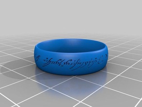 uno de los anillos la regla todos ellos La impresión en 3d mordor anillo sauron 3d print model - Mito3D