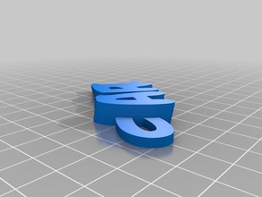 my customized fullyagri keychains 3d print model - Mito3D