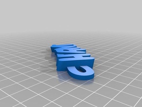 my customized fullyhermi keychains 3d print model - Mito3D