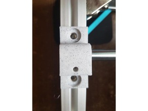 wide screw hole am8 y rod 3d printer parts upgrade anet 3d print model - Mito3D