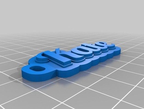 kate Schlüsselanhänger kundengebundene 3d print model - Mito3D