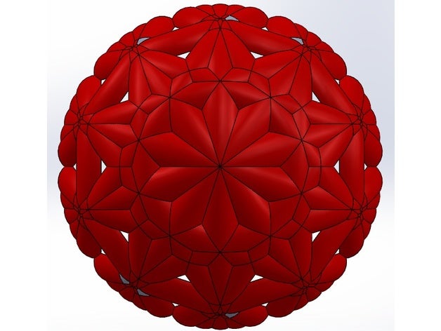 decorative ball art globe sphere spherical 3D print model - Mito3D