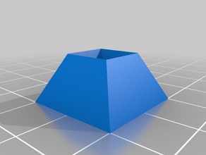 piramidal vidro de tiro A impressão 3d 3d print model - Mito3D