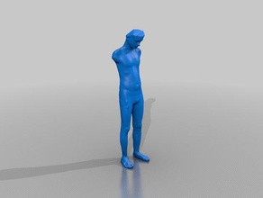 man body people 3d scan human 3d print model - Mito3D