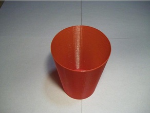 grande tasse les conteneurs de base la coupe en spirale vase mode 3d print model - Mito3D