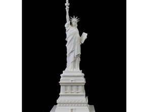 statue liberty manhattan new york art 3d print model - Mito3D