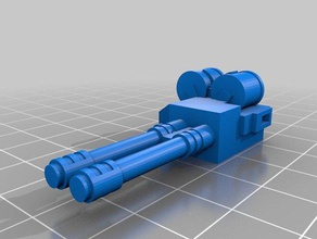 auto cannon garin's dreadnought games 40k space marine warhammer wh40k 3d print model - Mito3D