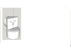 barre maintien de douche casa banho acessórios do banheiro titular chuveiro 3d print model - Mito3D