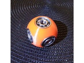 spinning ball zappeln fidget spinner 3d print model - Mito3D