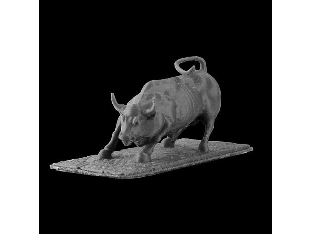 wall street bull, de nova york scans e réplicas 3D print model - Mito3D