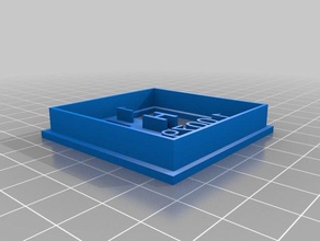 Wasserstoff-cookie-cutter Küche und Esszimmer cookie cutter 3d print model - Mito3D