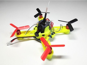 xevo100 spazzolato micro quad r c i veicoli l'aviazione quadcopter il fai da te diydrones drone fpv racer piccola xevo 3d print model - Mito3D