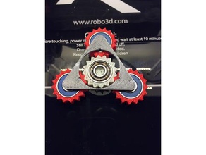 gear fidget toys & games spinner planetary thingiverse tinkercad 3d print model - Mito3D